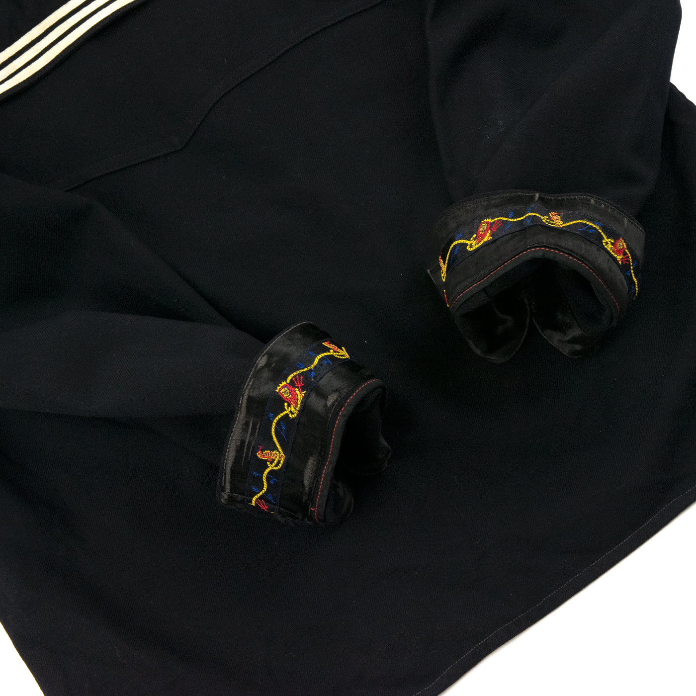 Vintage 1960 Vietnam War Era US Navy Cracker Jack Military Wool Shirt Cuffs