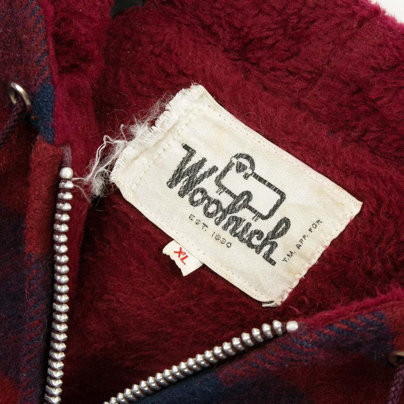 Vintage 1970s Woolrich Hooded Wool Jacket - L / XL Label