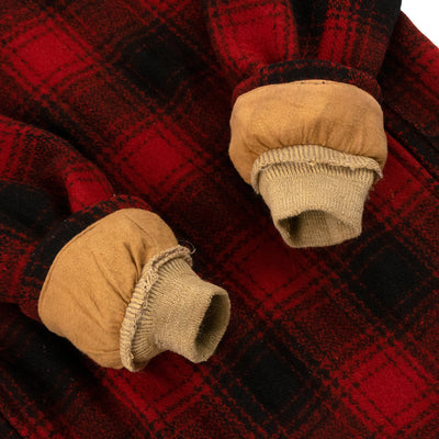 Vintage 1950's Drybak Wool Hunting Plaid Mackinaw Jacket Made In U.S.A - M Cuffs
