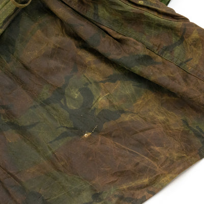 Vintage 1980's Barbour One Crest Waxed Cotton British Falklands DPM Camouflage Jacket Zip