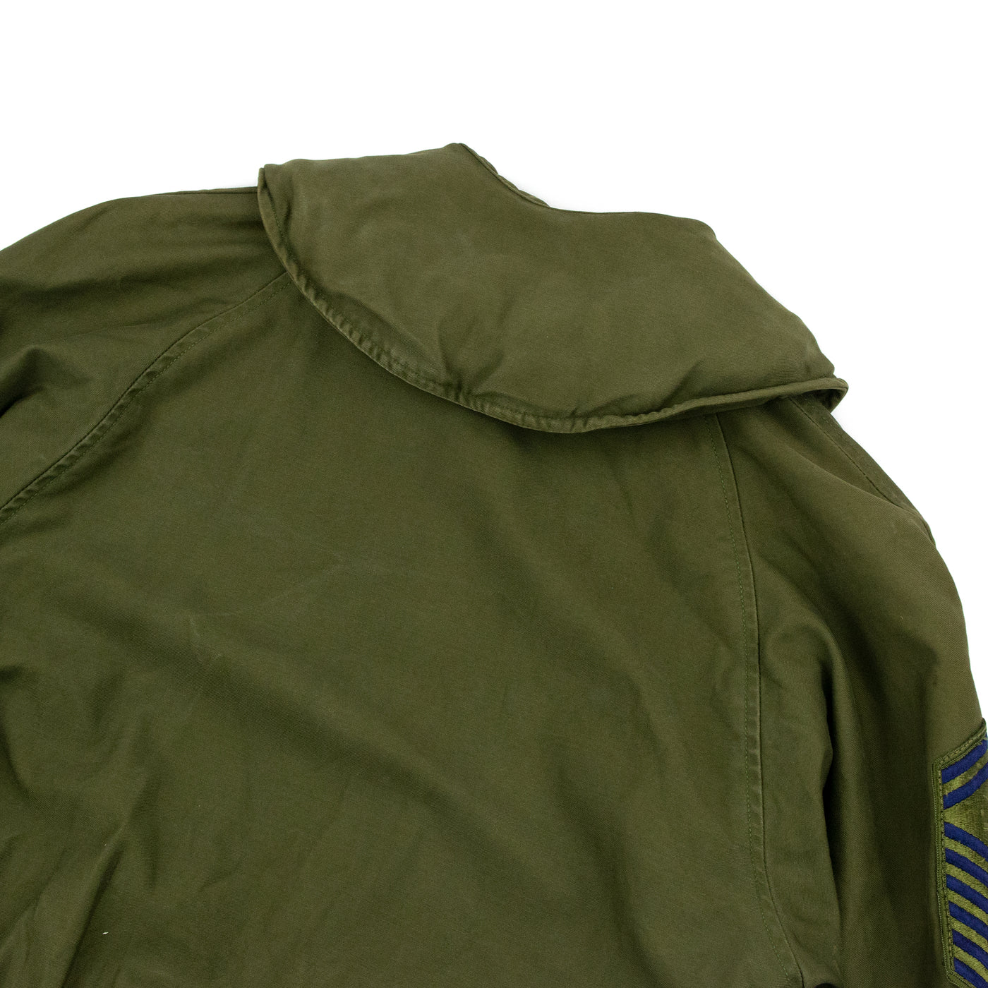 Vintage 1960s Vietnam USAF Military Cotton Sateen Field Jacket - S Back