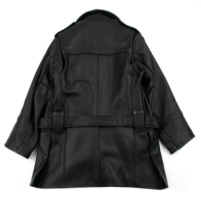 Circa 2000's Vintage New York Police Department Branded Garments Inc. Leather Jacket Back