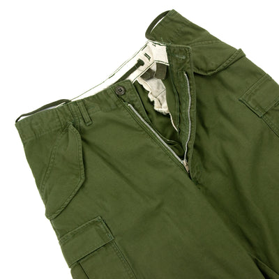 Vintage 1960's US Army M-1965 Cotton Sateen Military Field Trousers OG-107 - S Zip