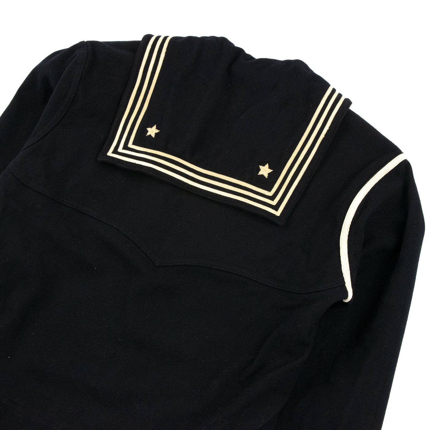Vintage 1940s WW2 Era US Navy Cracker Jack Military Wool Shirt - XS Back