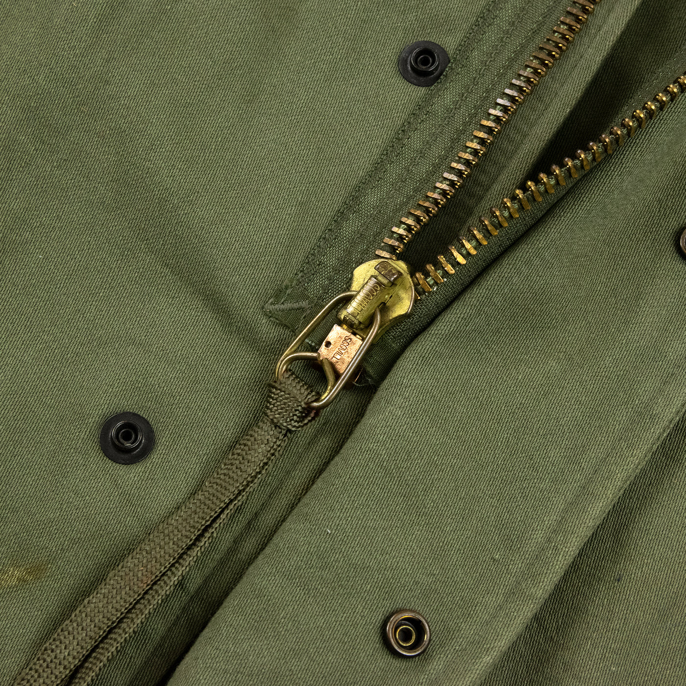 Vintage USMC Vietnam Era M-65 Cotton Sateen Field Jacket 0G-107 Green - M Zip