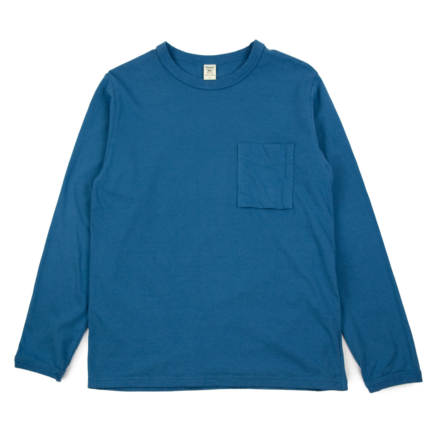 Jackman Long Sleeve Pocket T-Shirt Horizon Blue