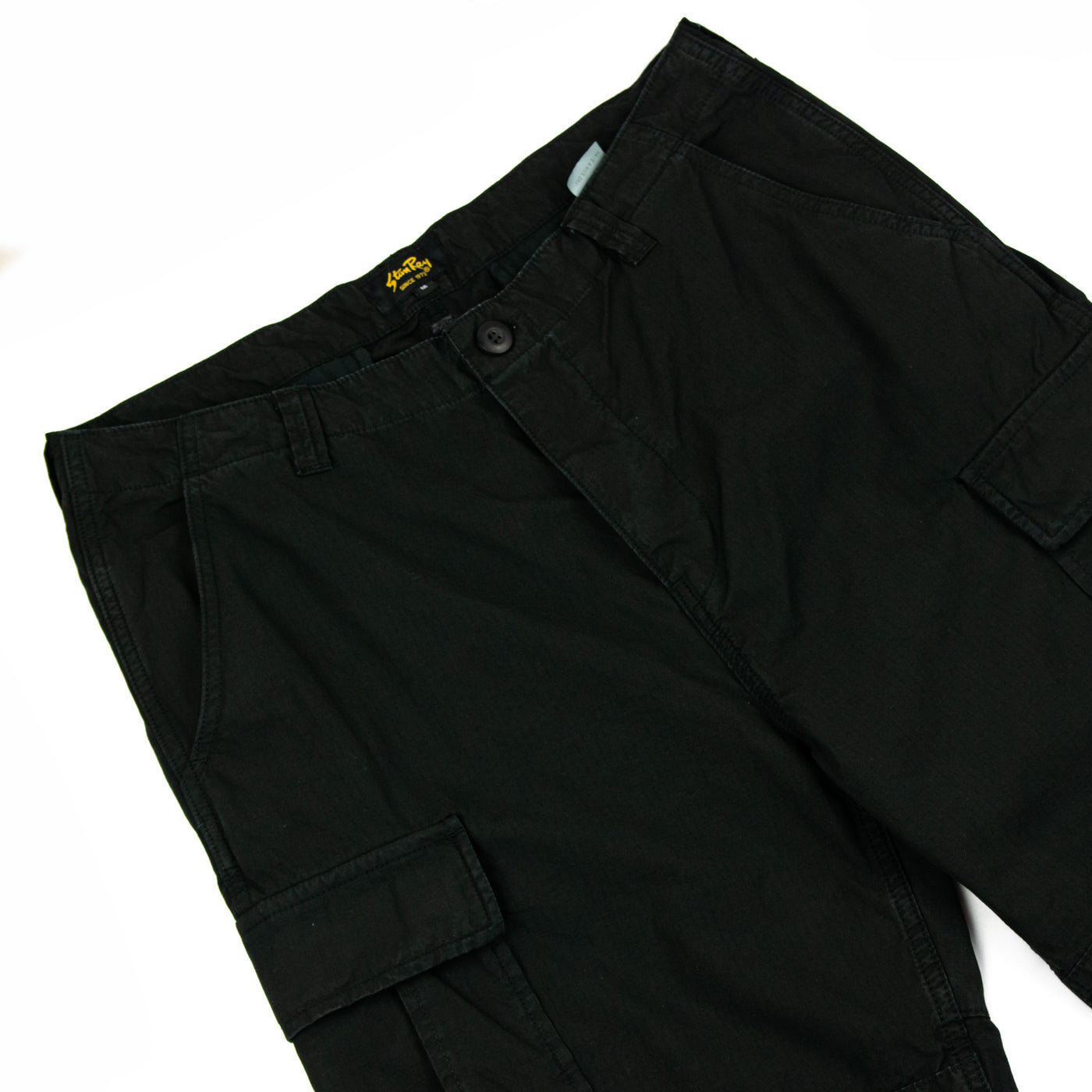 Stan Ray Poplin Cargo Pant Trouser Black Front
