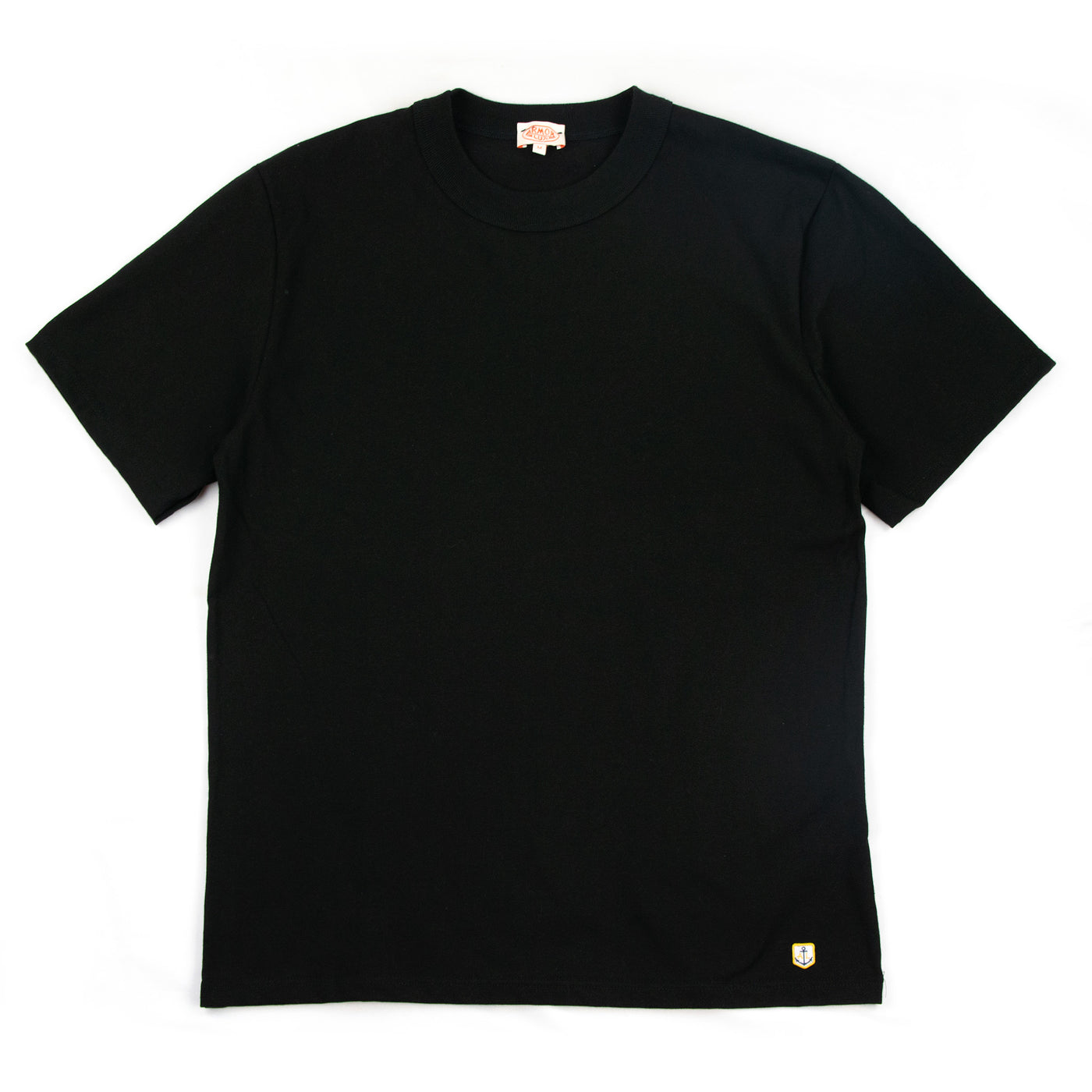 Armor-Lux Heritage 70990 Callac T-Shirt Noir Black FRONT 