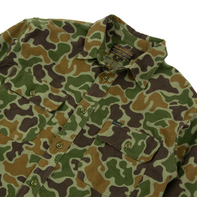 Filson 7oz  Field Flannel Shirt Frog Camo Front