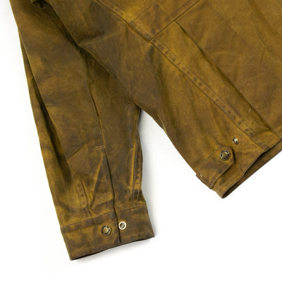 2010s Filson Distressed Tin Cloth Short Cruiser Jacket - L Cuff