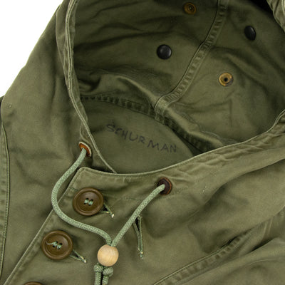 Vintage 1940s US Army M-43 Mountain Division Military Parka Smock - XL Neck