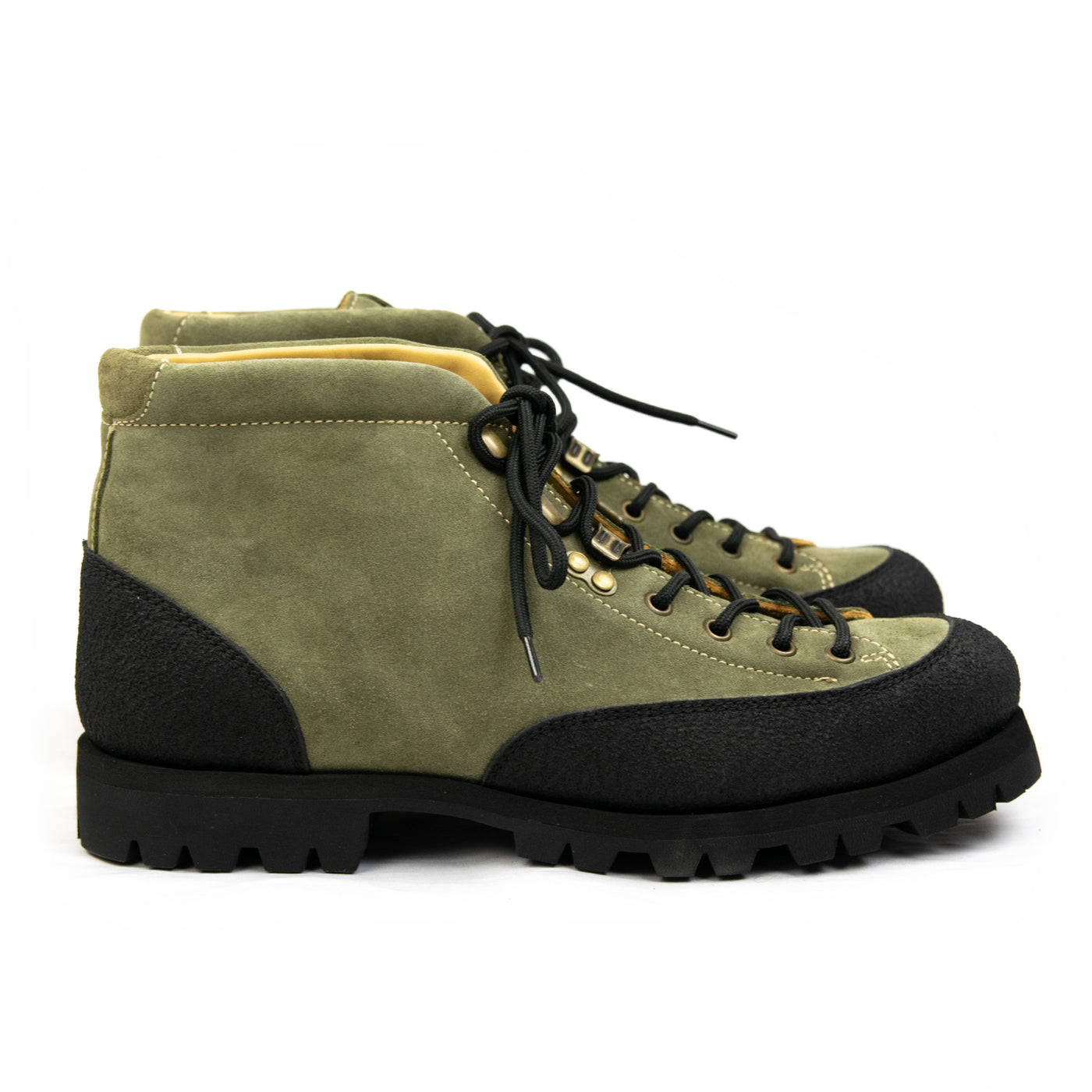 Paraboot Yosemite / Jannu Int 8 Boot Noire Vel Olive Side