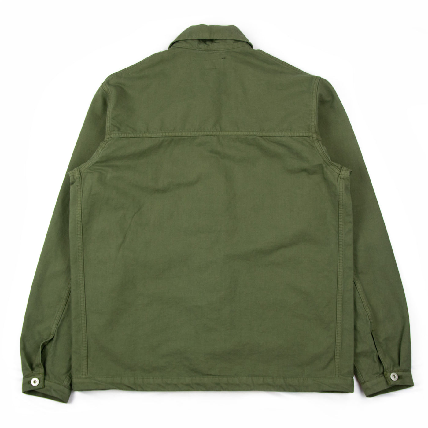 Stan Ray Coverall Jacket Unlined Olive Twill Back