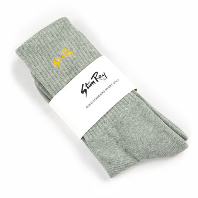 Stan Ray Gold Standard Sport Socks Grey Heather Packaging 