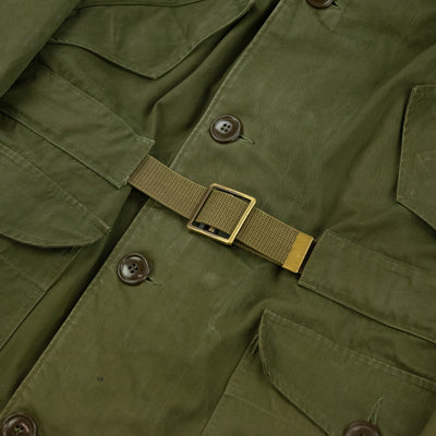Vintage 1950s US Army Air Force M-47 Military Parka with Detachable Pile Liner - M Buckle