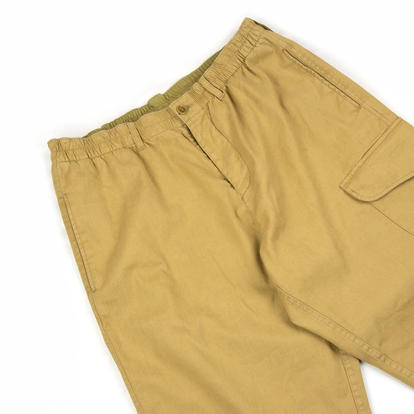 YMC Military Trouser Sand Front