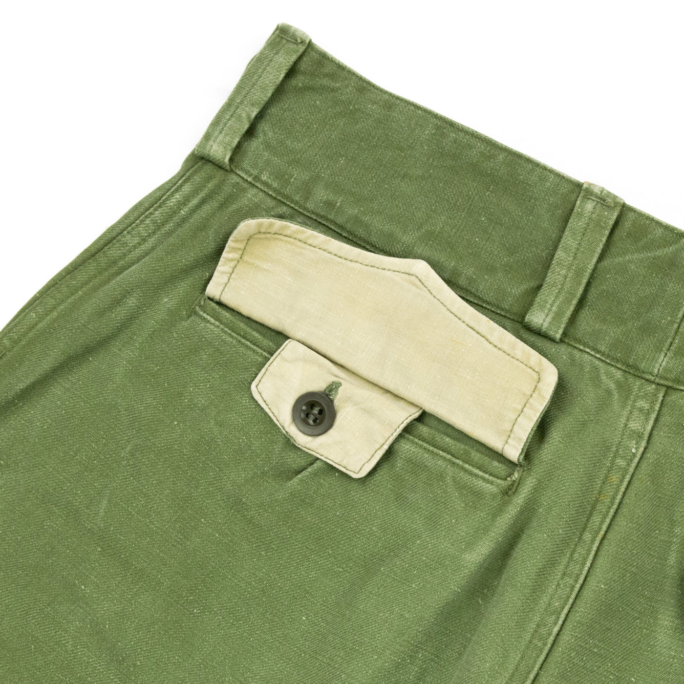 Vintage 1950s French Army M47 Military Cargo Trousers - 30