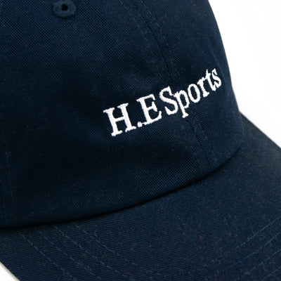 H.E Sports Coach Hat Navy Blue Front