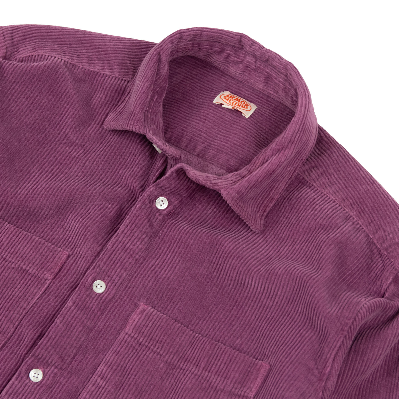 Armor-Lux 70541 Surchemise Long Sleeve Overshirt Purple