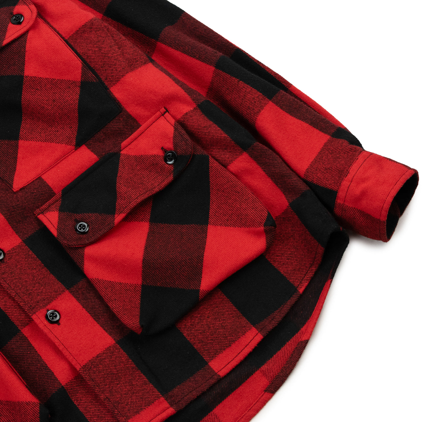 Frizmworks Buffalo Check Shirt Jacket Red / Black Cuff