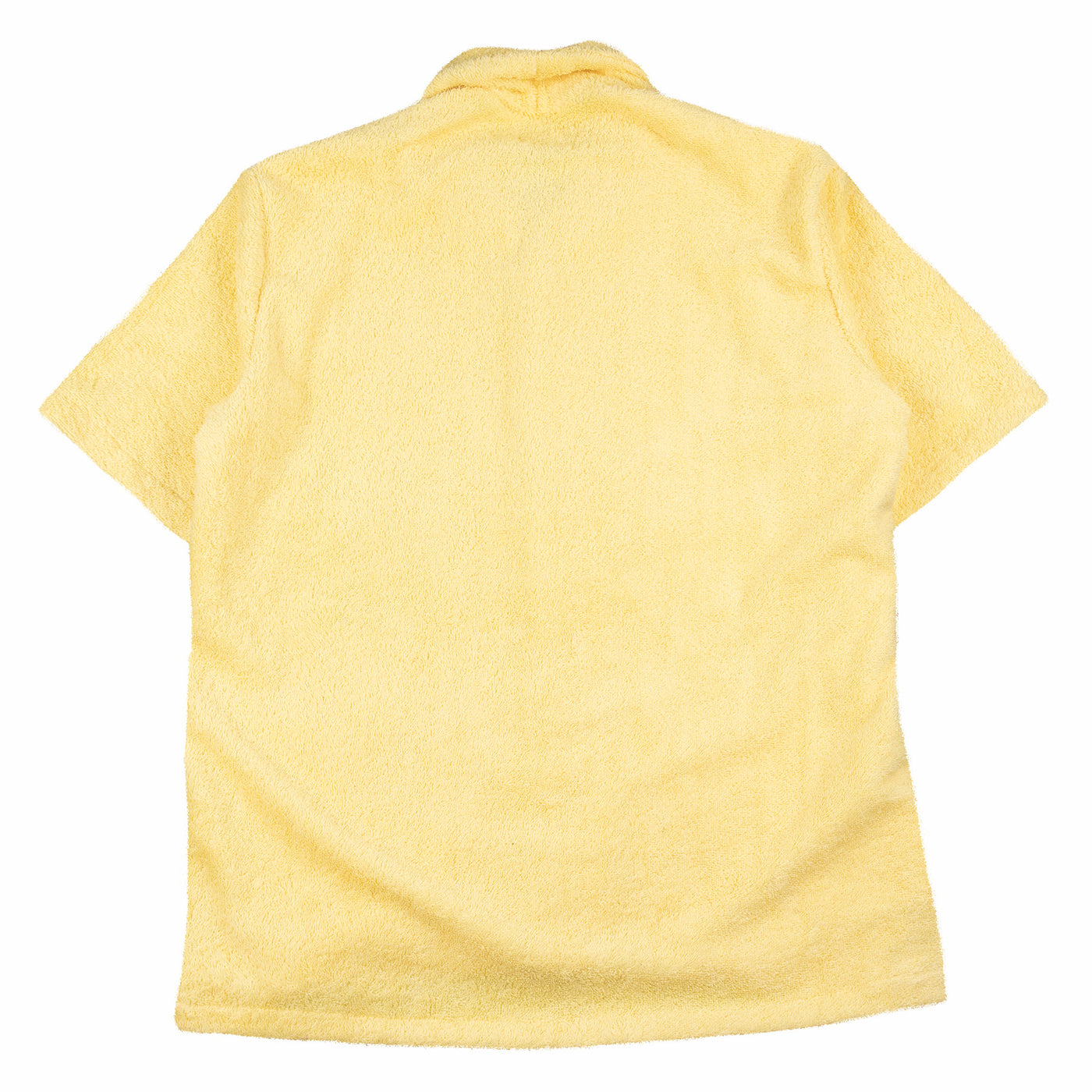 H.E Sports One Piece Towelling Shirt Yellow Back