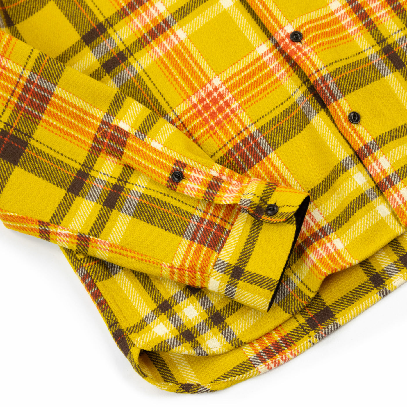 YMC Dean Shirt Yellow / Multi Cuff