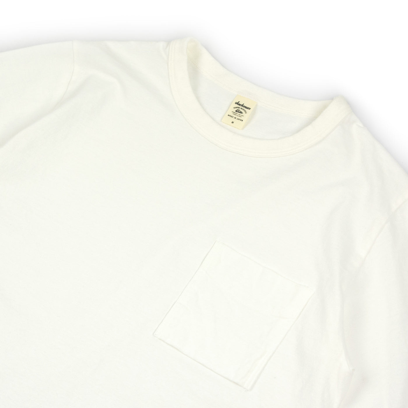 Jackman Pocket T-Shirt White Neck