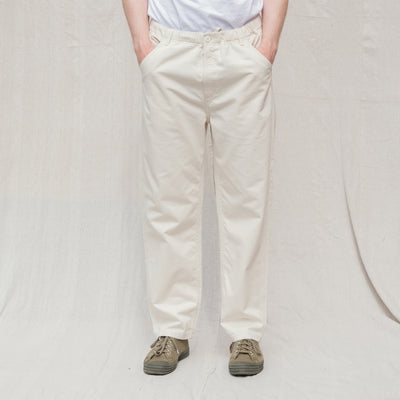 Stan Ray Cotton Recreation Pant Natural Herringbone Front