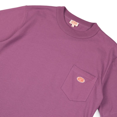 Armor-Lux Heritage 79151 Logo Pocket T-Shirt Purple H23 Chest 
