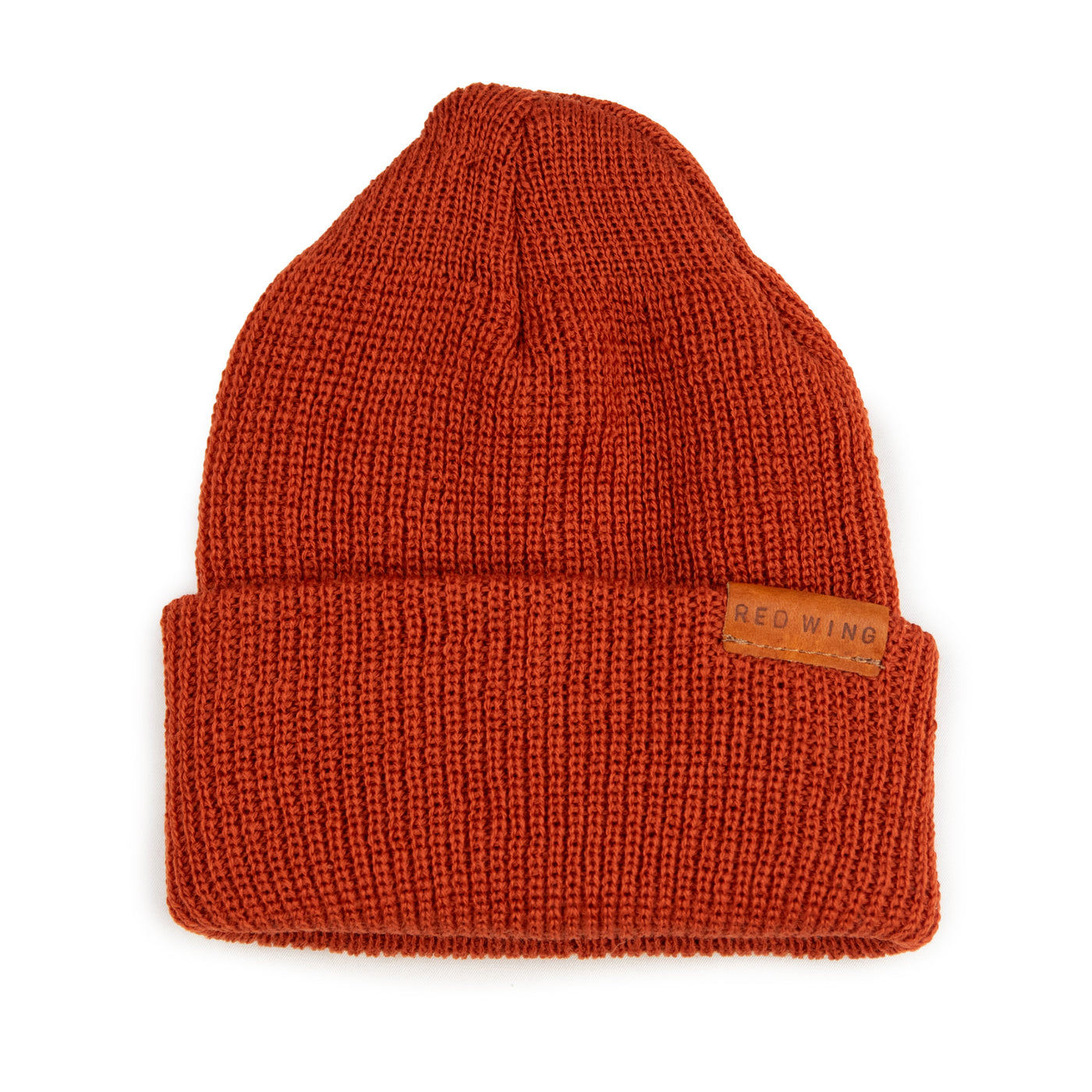 Red Wing 97497 Merino Wool Knit Beanie Rust Front