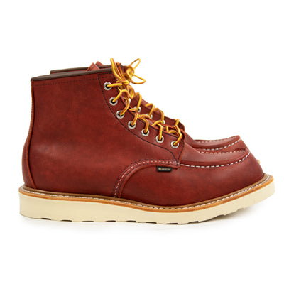 Red Wing 8864 Classic 6” Moc Toe Heritage Taos Oro GORE-TEX Leather Boot Side