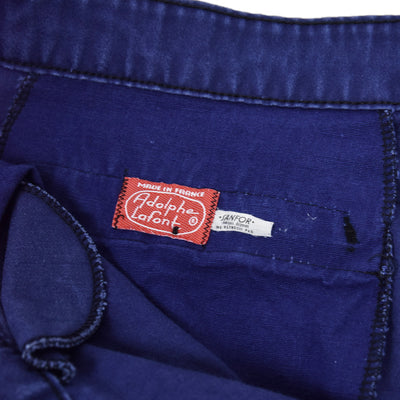 Vintage Indigo Blue Adolphe Lafonte Work Trousers Made in France 34 W 26 L internal label