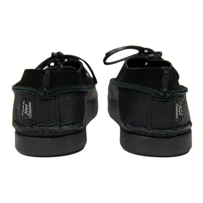 Yogi X Nigel Cabourn Finn II Leather Shoe Black BACK