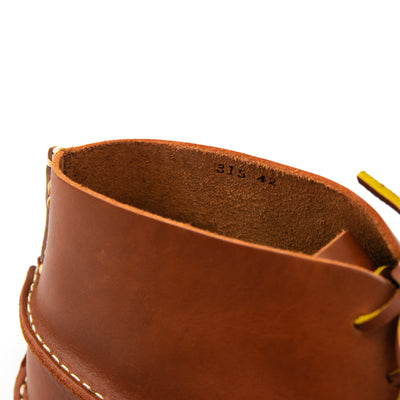 Yogi Fairfield Leather Boot On EVA Burnt Orange Details