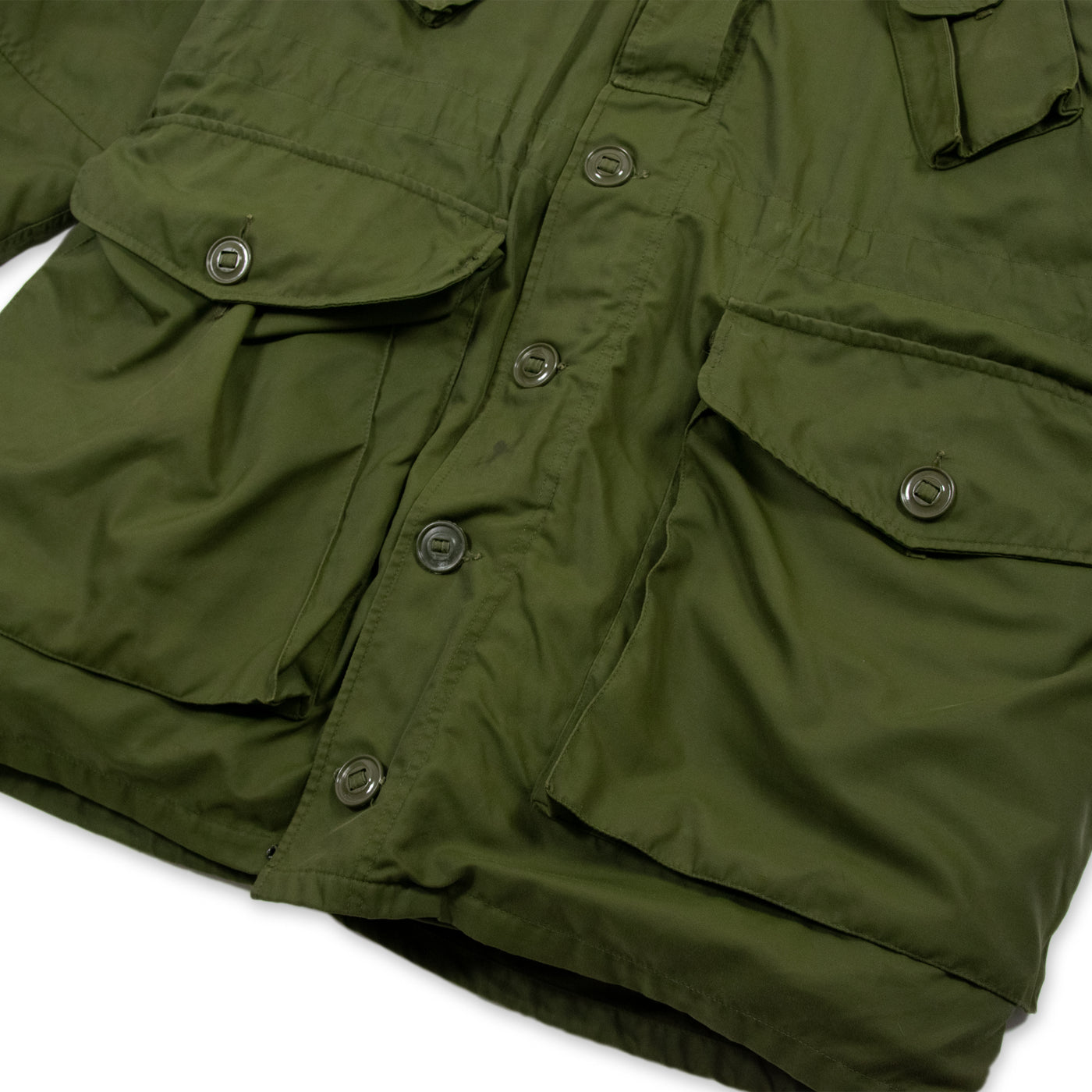 Canadian Army Arctic Winter Parka Heavy Duty Jacket Olive Green L Regular CHEST POCKETS