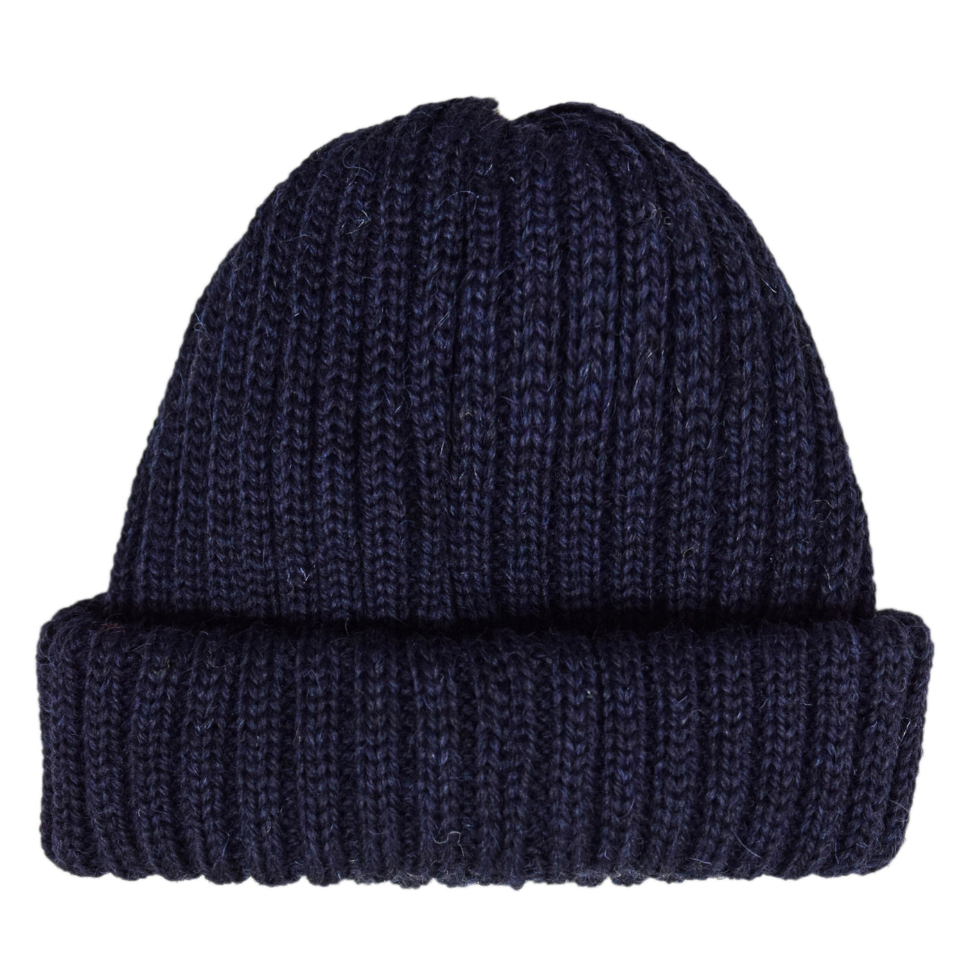 Connor Reilly Wool Watch Cap Navy Made In England Front
