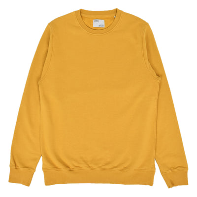 Colorful Standard Classic Organic Cotton Crew Sweat Burned Yellow front