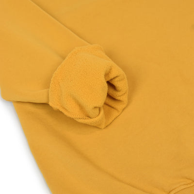 Colorful Standard Classic Organic Cotton Crew Sweat Burned Yellow cuff rolled