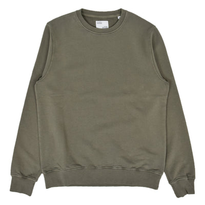 Colorful Standard Classic Organic Cotton Crew Sweat Dusty Olive front