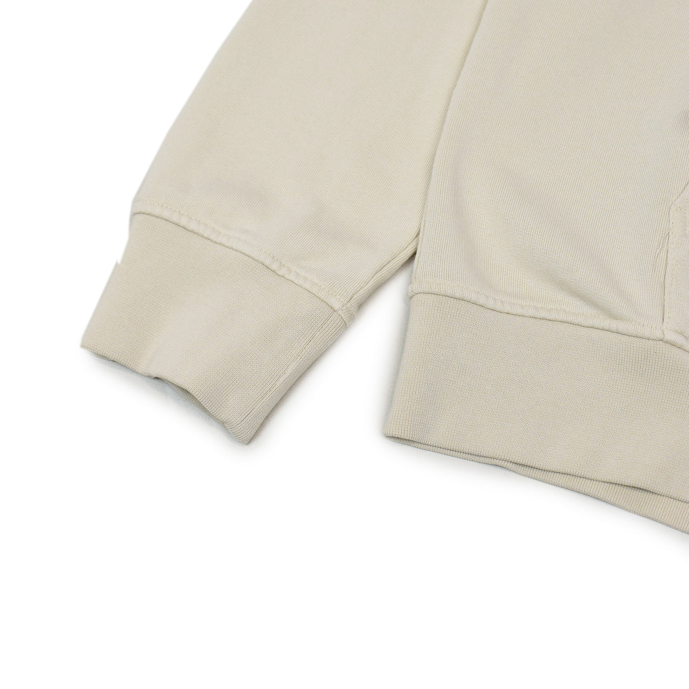 Colorful Standard Classic Organic Cotton Hood Sweat Ivory White cuff