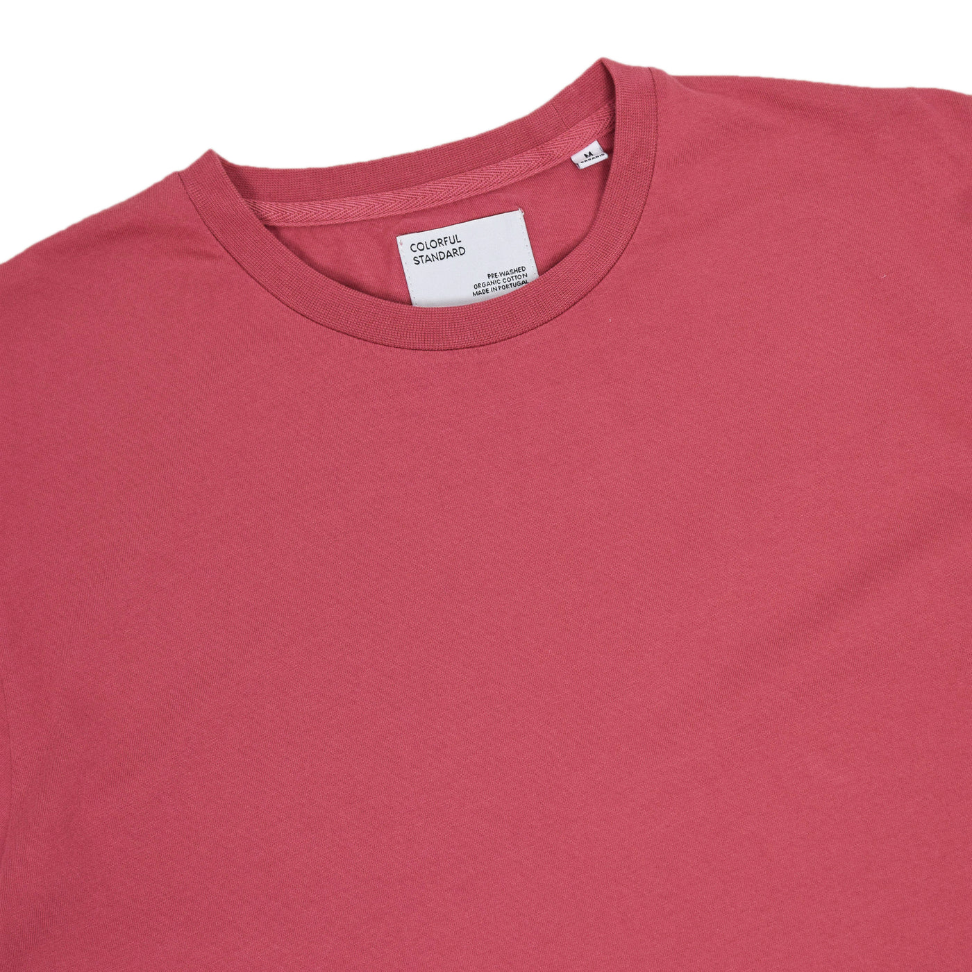 Colorful Standard Classic Organic Cotton Tee Raspberry Pink chest