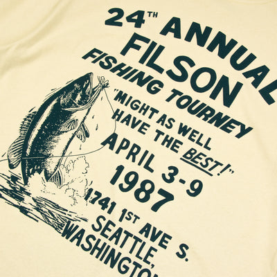 Filson Fishing Tourney Pioneer Graphic T-shirt Stone Detail