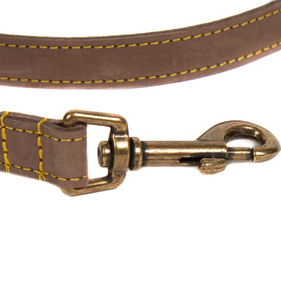 Barbour Leather Dog Lead Brown Buckle