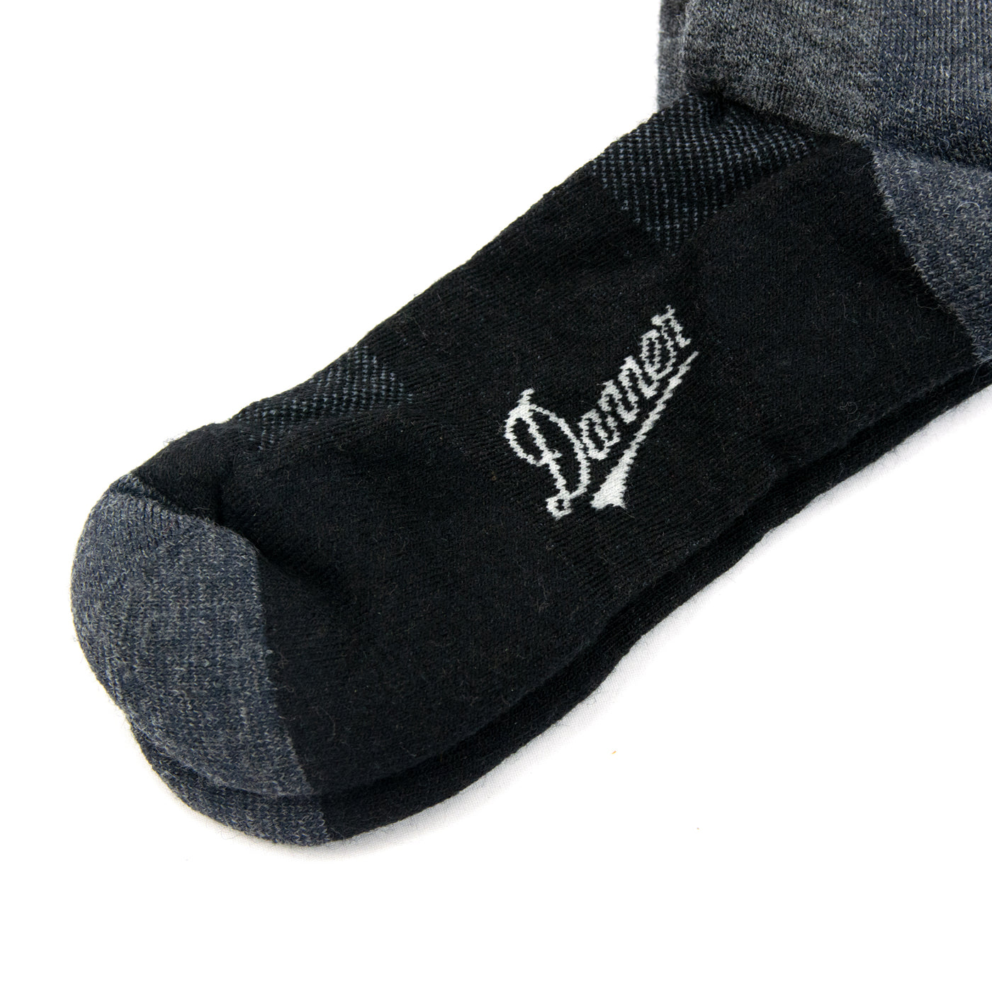 Danner Bull Run Lightweight Technical Merino Sock Black / Grey TOE