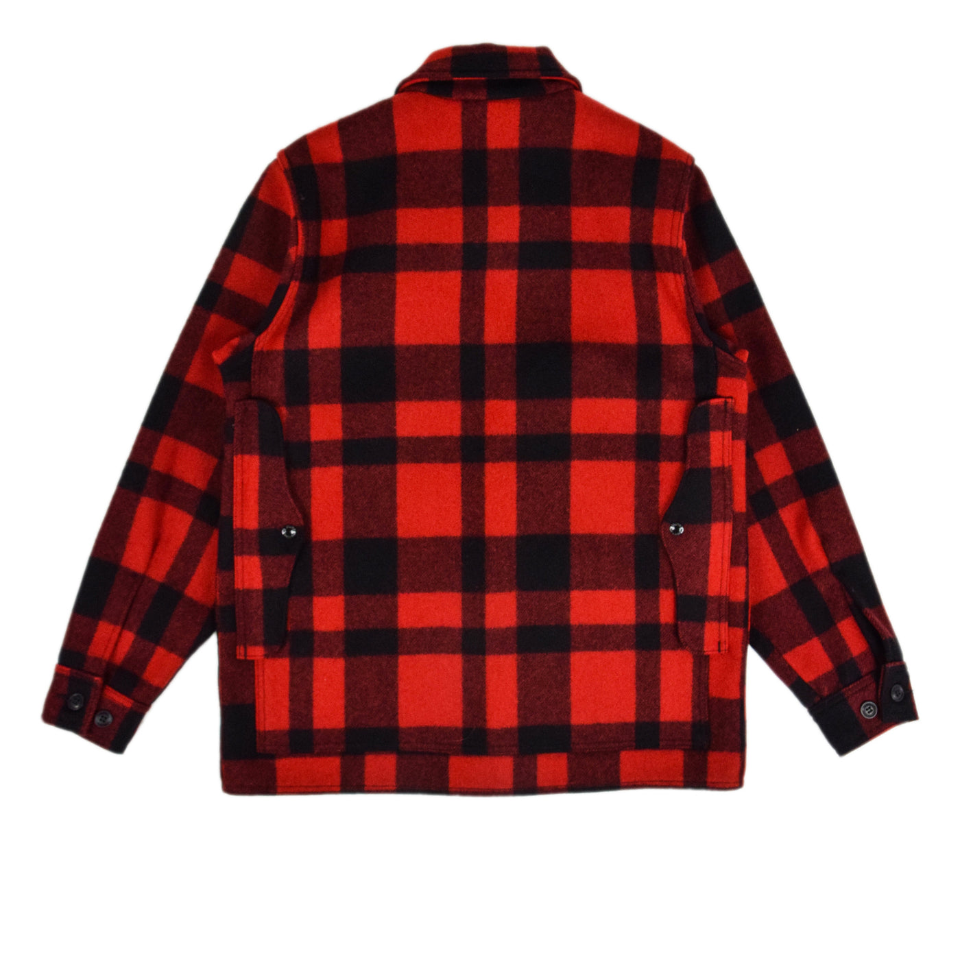 Filson Mackinaw Wool Cruiser Jacket Red Black BACK