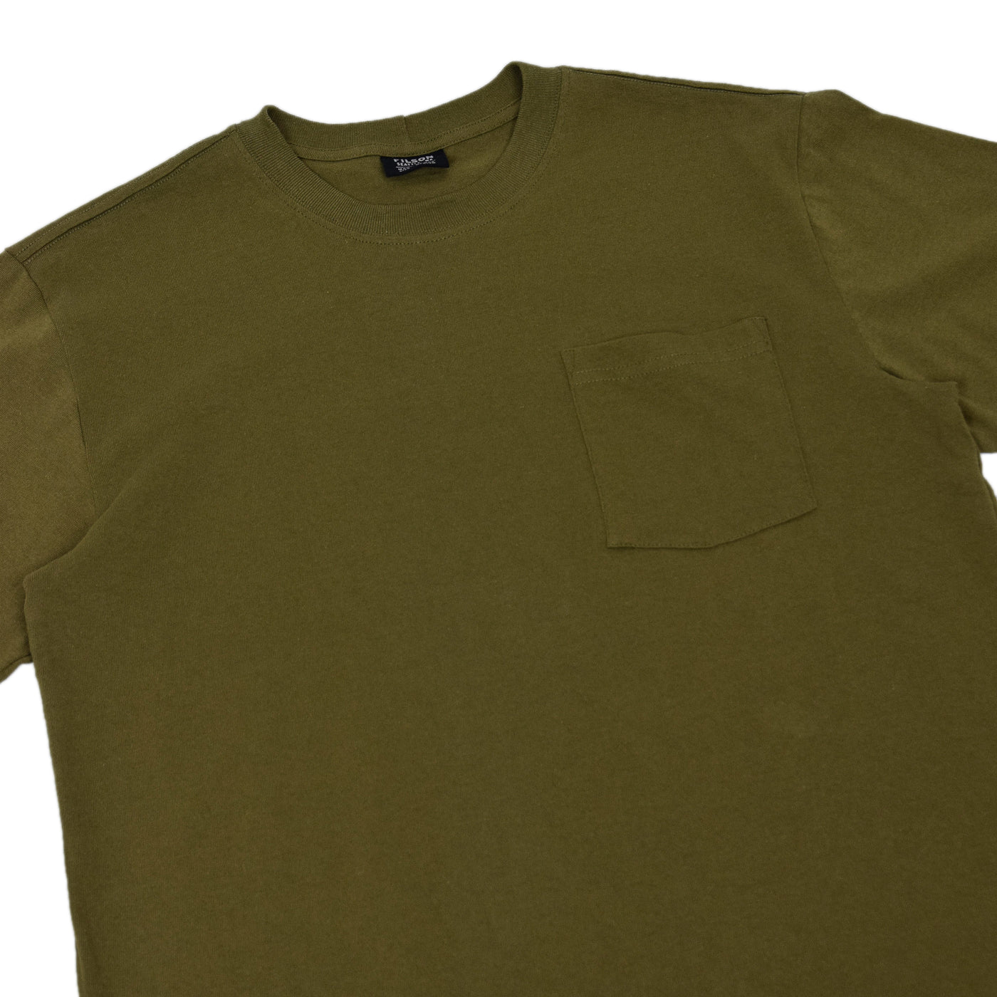 Filson Short Sleeve Outfitter One Pocket T-Shirt Olive Drab CHEST