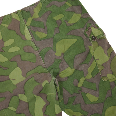 Vintage Military Finnish M62 Army Camo Mountain Field Trousers 34-36 W BACK DETAIL
