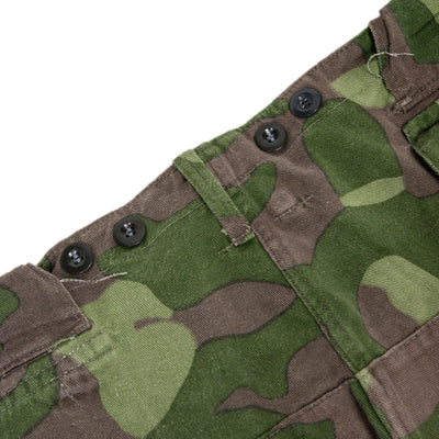Vintage 80s Military Finnish Army Camo Mountain Field Trousers Reversible 36 W waist detail