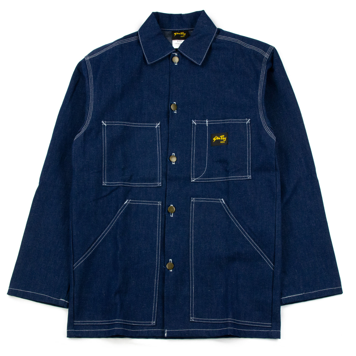 Stan Ray Shop Jacket Washed Chambray Made In USA