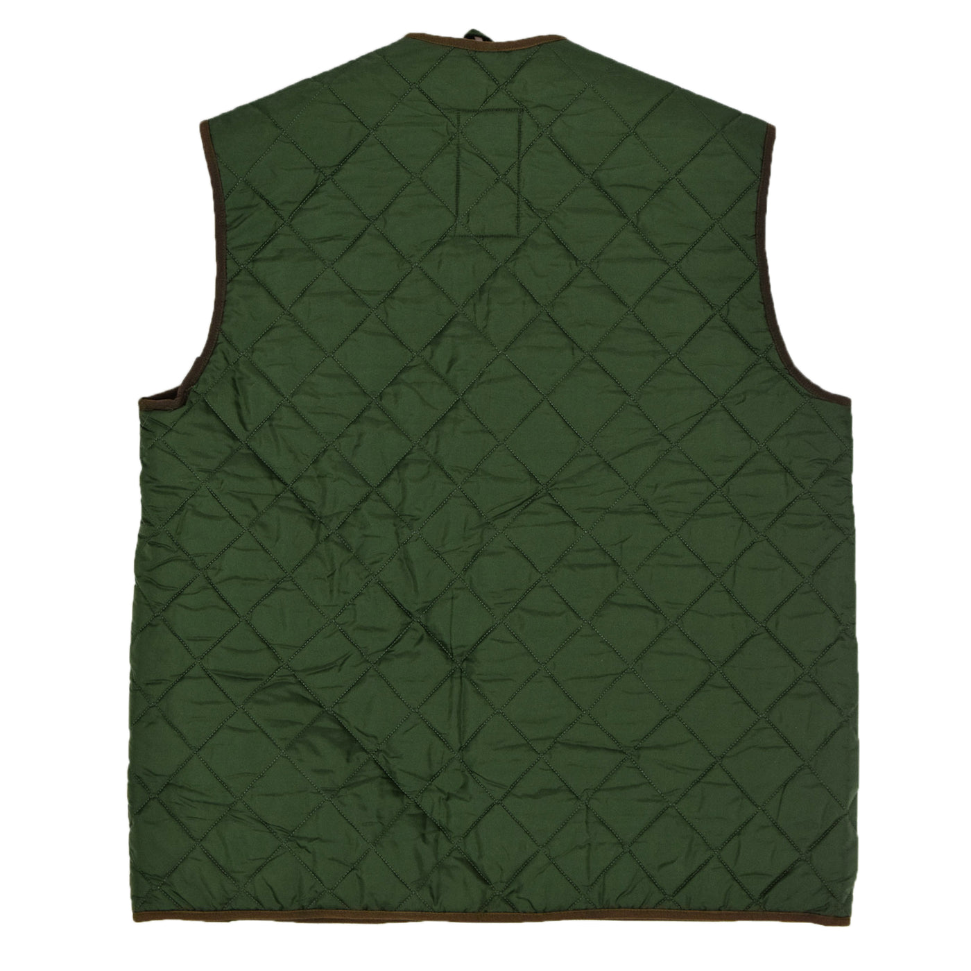 Vintage British Army Combat Smock Liner Quilt Gilet Vest Olive Green L / XL back
